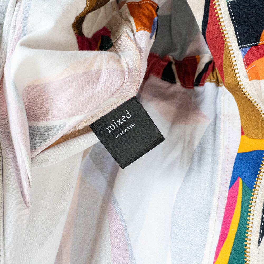 Mixed by Nasrin Classic Jumpsuit in abstract tropical print TXXXL - Picture 11 of 12
